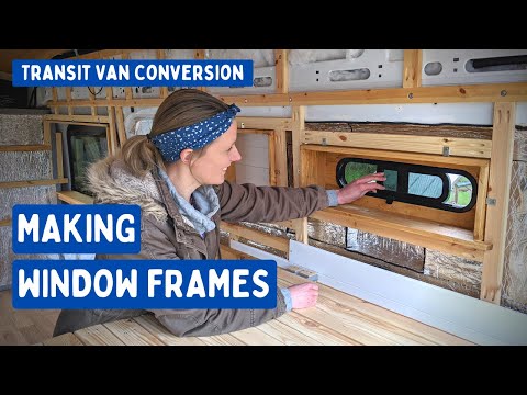 Видео: Изготовление оконных рам для кемпервэна | Переделка транзитного фургона E25