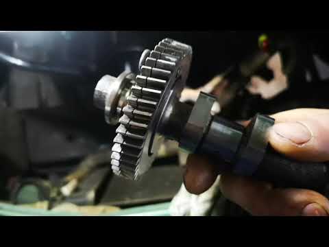 Видео: CHERY QQ SWEET 0.8L, Монтаж ГБЦ, разрезная шестерня распредвала