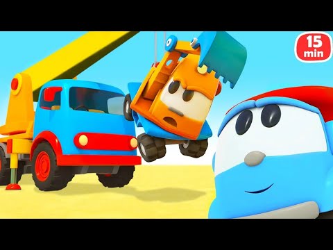 Видео: 🚚 Грузовичок Лева и ДОМ на ферме и Мельница 🏠 Мультики про машинки для детей