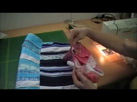 Видео: Маленькие хитрости пэчворка 7. Делаем рюши на одеяле.
