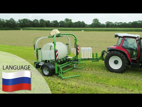 Видео: KRONE EasyWrap  – прицепной обмотчик рулонов для профессионального использования