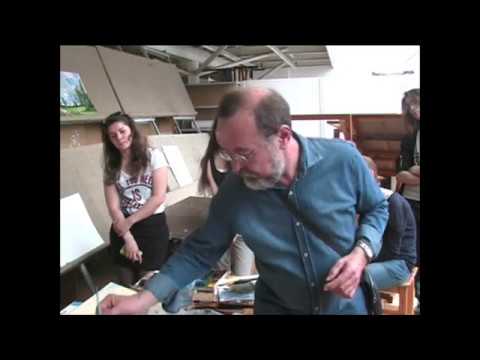 Видео: ПЕЙЗАЖИ В АКВАРЕЛИ // В 500-Й // ЛЕКЦИЯ, ЛОДКА, ПОЛЕ