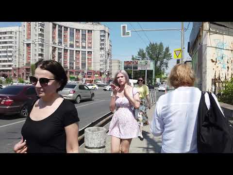 Видео: Прогулка по Новосибирску в 4K по Горскому ж.м. и Коммунальному мосту