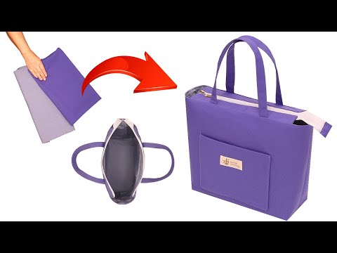 Видео: Мне никто не верит что она не из модного бутика - сшить эту сумку просто!