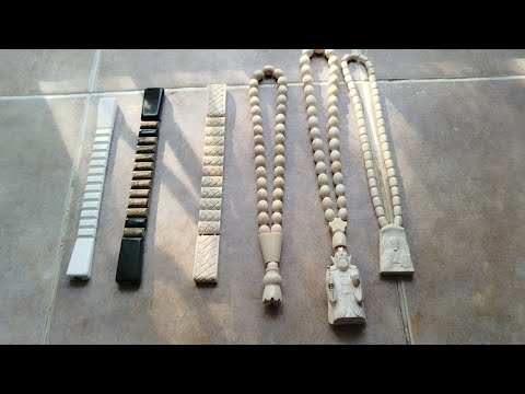 Видео: Чëтки перекидные из бивня Мамонта!!!