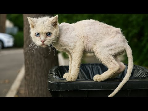Видео: Кота побрили машинкой и выкинули на трассе... Он прошёл 40 км за две недели — и увидел...