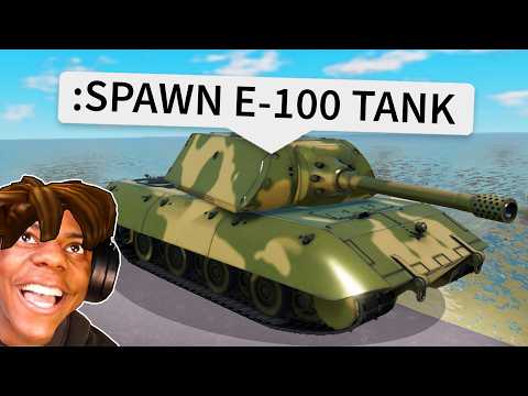 Видео: Смешные моменты ROBLOX War Tycoon (E-100)
