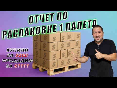 Видео: ОТЧЕТ ПО РАСПАКОВКЕ 1 ПАЛЕТА | Купили за $200 Продадим за $???? | Будни Петровича в США
