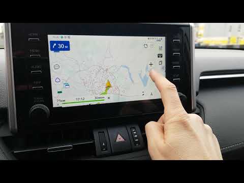 Видео: Запуск Яндекс Навигатора на Toyota RAV4 с телефон Android