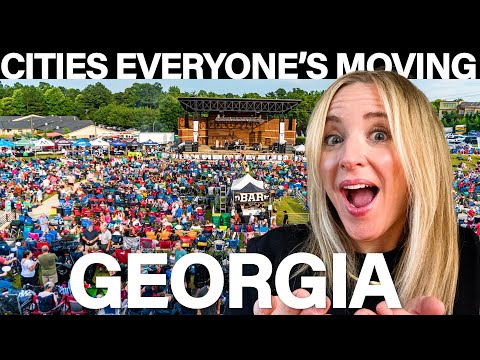 Видео: Люди ПЕРЕЕЗЖАЮТ в эти города Джорджии в 2025 году | Лучшие места для жизни