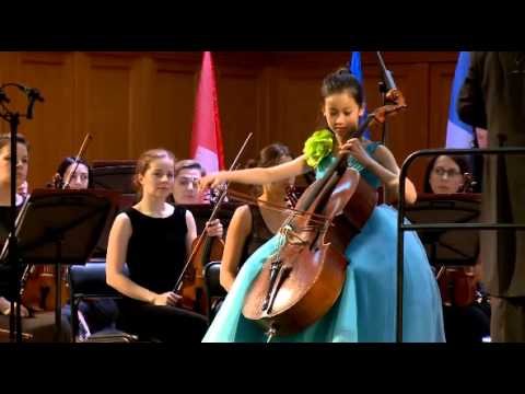 Видео: К. Сен-Санс -- Концерт №1, ля минор Ла Ли (виолончель) Китай