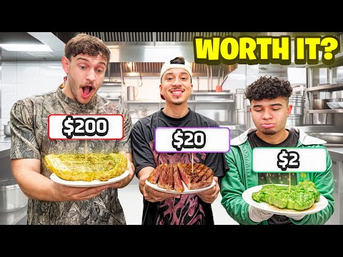 Видео: МЫ ПОПРОБОВАЛИ СТЕЙК ЗА 2 ДОЛЛАРА ПРОТИВ СТЕЙКА ЗА 200 ДОЛЛАРОВ (Я НЕ ОЖИДАЛ ЭТОГО)