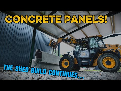 Видео: Новый фермерский сарай обзаведётся бетонными стеновыми панелями и предварительно напряжёнными бет...