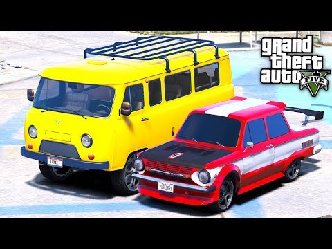 Видео: БИТВА ЛОХОВ В GTA 5 - ЗАЗИК ПРОТИВ УАЗИКА ПОЛНАЯ ЖЕСТЬ АХАХА! ⚡ГАРВИН