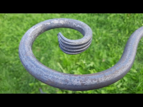 Видео: Кузнечный модуль в работе. Результат порадовал. Холодная ковка.