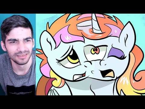 Видео: Солнечный ожог - Пони Комикс про слияния - Реакция / Флаттер Грин