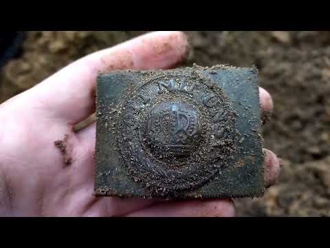 Видео: Коп тыловых немецких позиций ПМВ! Gott mit uns / Digging German WW1 rear positions! Gott mit uns