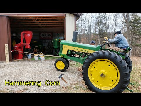 Видео: Молотковая мельница McCormick Deering № 6… Производство зерна… Как это работает?