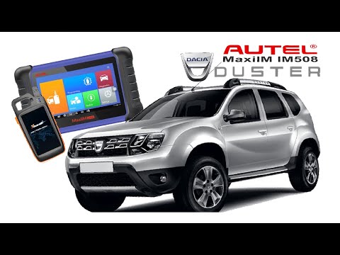 Видео: Как прописать ключ Dacia Duster (Renault Duster) 2017. Программирование Autel MaxiIM IM508