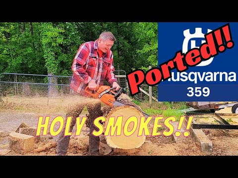 Видео: Перенесенная Husqvarna 359 - ЭТО УДИВИТЕЛЬНО!!!