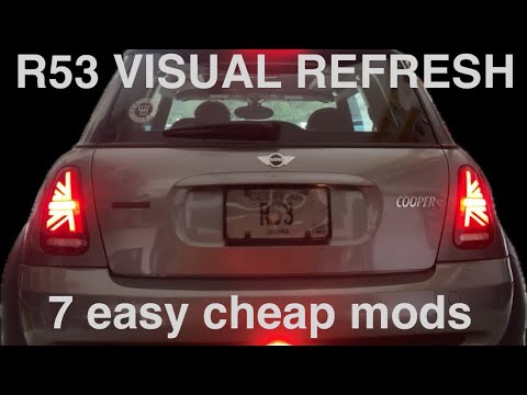 Видео: 7 простых и недорогих модификаций внешнего вида для R53 Cooper