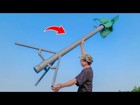 Видео: Сделал дома круглогодичную подачу воды из труб ПВХ, не платя за электричест