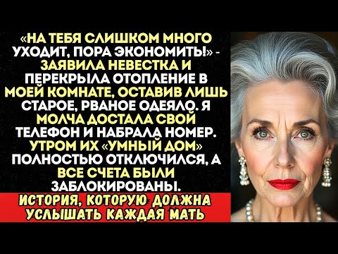 Видео: Невестка отключила мне отопление зимой, сказав «Старые должны закаляться». И тогда я...