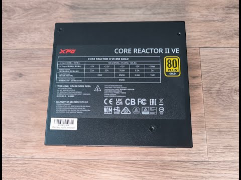 Видео: Обзор блока питания XPG CORE REACTOR II VE 850 Gold