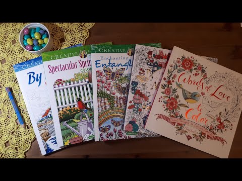 Видео: Февраль 2022. Раскрашенные страницы/ What I Colored in February 2022