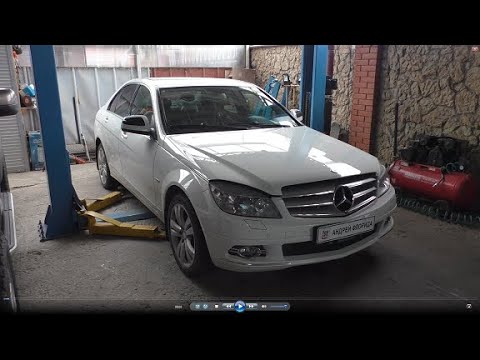 Видео: Причина из-за которой не греет печка на Mercedes Benz C200 Kompressor 1,8 Мерседес Бенц 2008 года