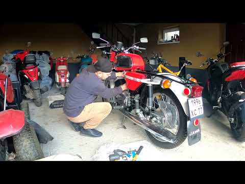 Видео: Установка ЦПГ на мотоцикл Ява 634 / VAPE 12v не так всё красиво!!!