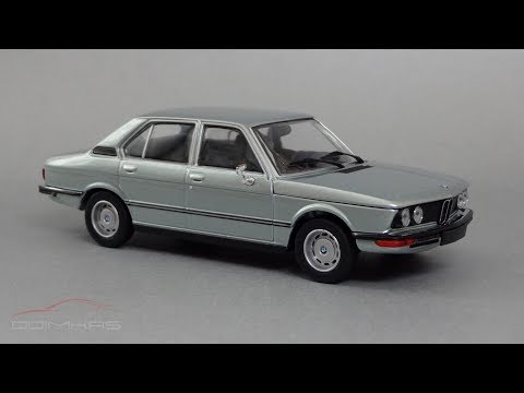 Видео: BMW 520 (E12) hellblau-metallic 1974 || MaXichamps || Масштабная модель автомобиля 1:43