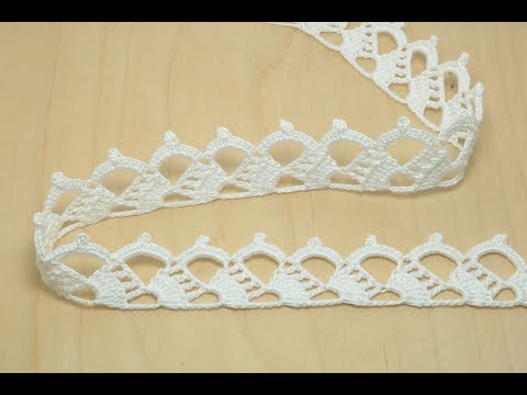 Видео: Ленточное кружево кайма вязание крючком  Crochet Lace Braid Ribbon Tape Tutorial