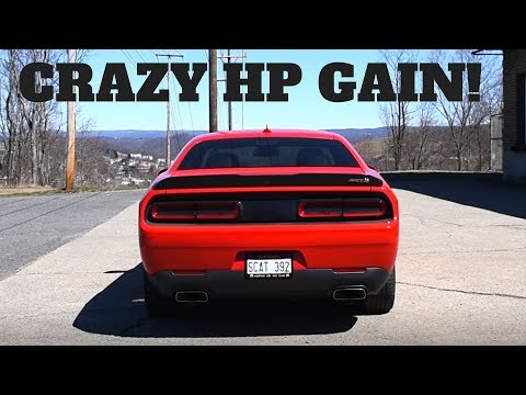 Видео: Обзор и аудиоклипы длинных коллекторов ScatPack для Dodge Challenger!