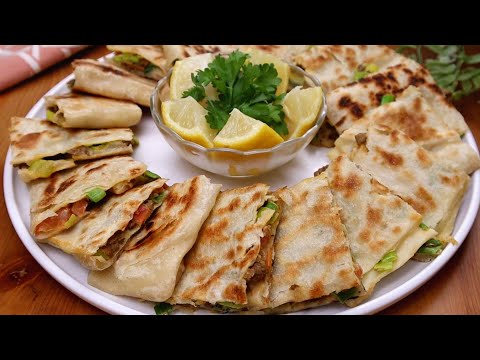 Видео: Простой способ приготовить вкусную закуску Мутабак!  Вкус впечатляет!