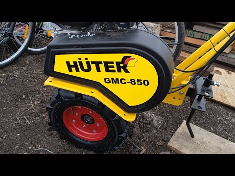 Видео: Готовлюсь к весне. Колеса и ступицы с ОZONа. Первый запуск мотокультиватора Huter GMC-850.