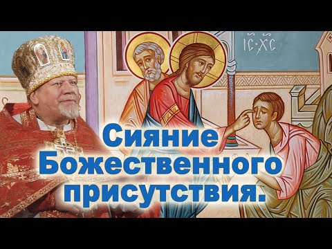 Видео: Сияние Божественного присутствия. Проповедь свящ. Георгия Полякова в 4 неделю по Пасхе, о слепом