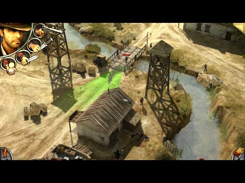 Видео: Desperados 2: Cooper's Revenge - прохождение - миссия 4-2 - Освобождение Ястребиного Глаза