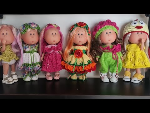 Видео: Что- то новенькое* Два узора- комплект нарядов* Новенькая блестящая девочка*