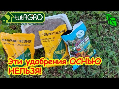 Видео: ЭТИ УДОБРЕНИЯ ОСЕНЬЮ ИСПОЛЬЗОВАТЬ НЕЛЬЗЯ! Не наделайте ошибок осенью.