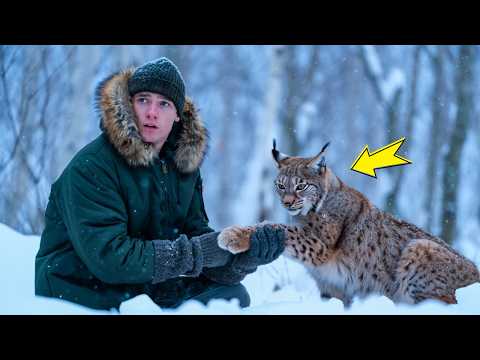 Видео: Он спас замёрзшую рысь в Карпатах, рискуя жизнью, а когда браконьеры узнали об этом, все ОНЕМЕЛИ…