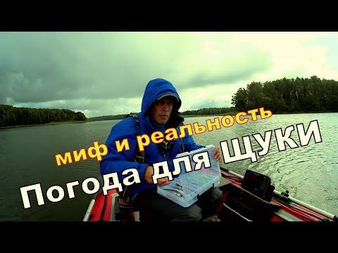 Видео: Погода для ловли ЩУКИ - Миф или Реальность