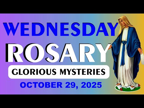 Видео: Розарий сегодня, среда, 29 октября 2025 г. ❤️ Славные тайны Розария — Виртуальный Святой Розарий ...