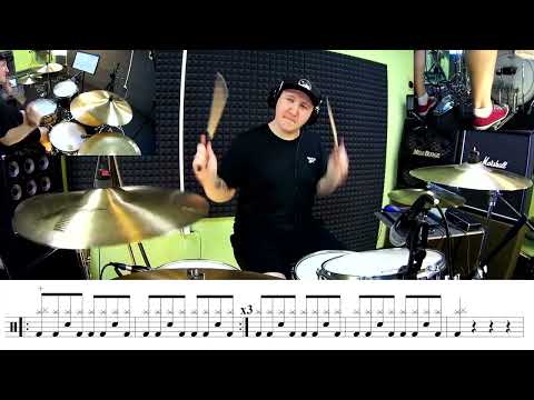 Видео: Король и Шут "Возвращение колдуна" (Drum cover/Барабанные ноты)