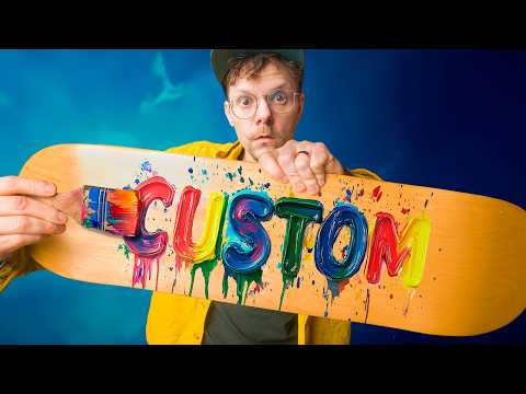 Видео: Я бросаю вызов трём художникам в битве на скейтбордах!