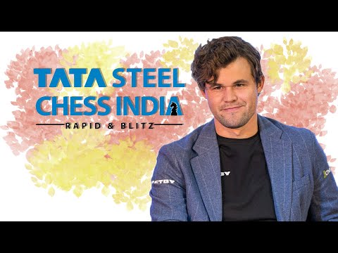 Видео: Карлсен, Дубов, Эригайси, Абдусатторов и другие в турнире Tata Steel Chess India - БЛИЦ