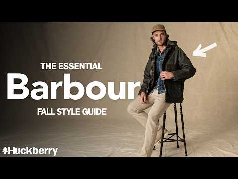 Видео: Мы стилизовали культовые вощёные куртки Barbour для осени | Гид по стилю Barbour | Huckberry Gear...