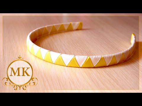 Видео: Оплетение ободка двумя лентами Мастер-класс/ Entanglement of two rim  tapes Master Class