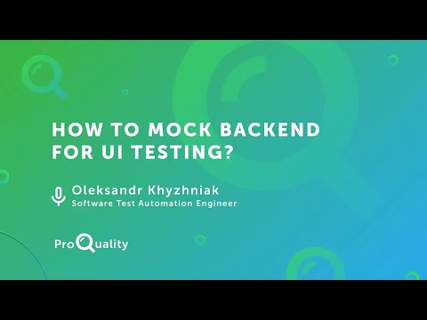 Видео: One Day ProQuality: Как мокать бэкенд для UI тестирования