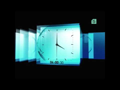 Видео: Часы 5 канала 2012 в G-Major/Соль-Мажор